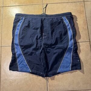 Vintage 90s joe boxer navy blue swimming trunks size L in Mens